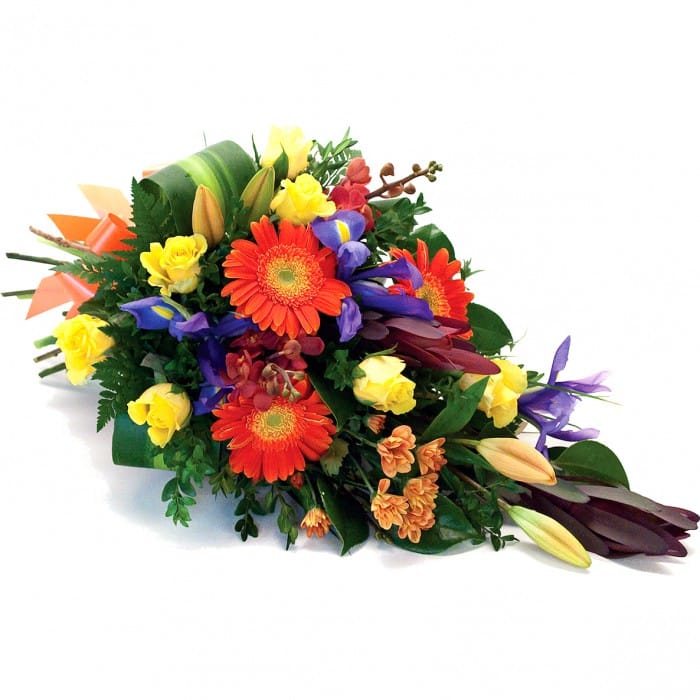 Special Memories Colourful Bouquet: Mixed spray with roses, orchids, and gerberas.